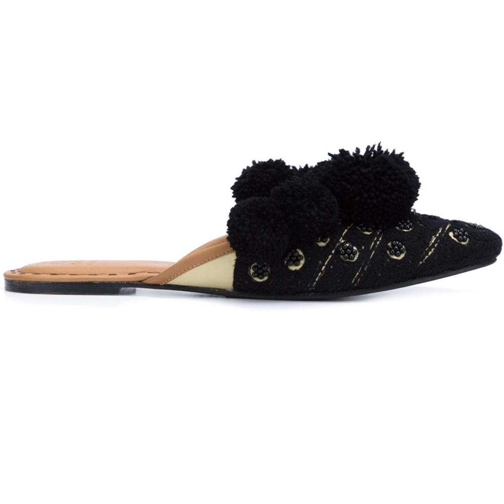 FIGUE slip on mules. Fits more like a 9.5