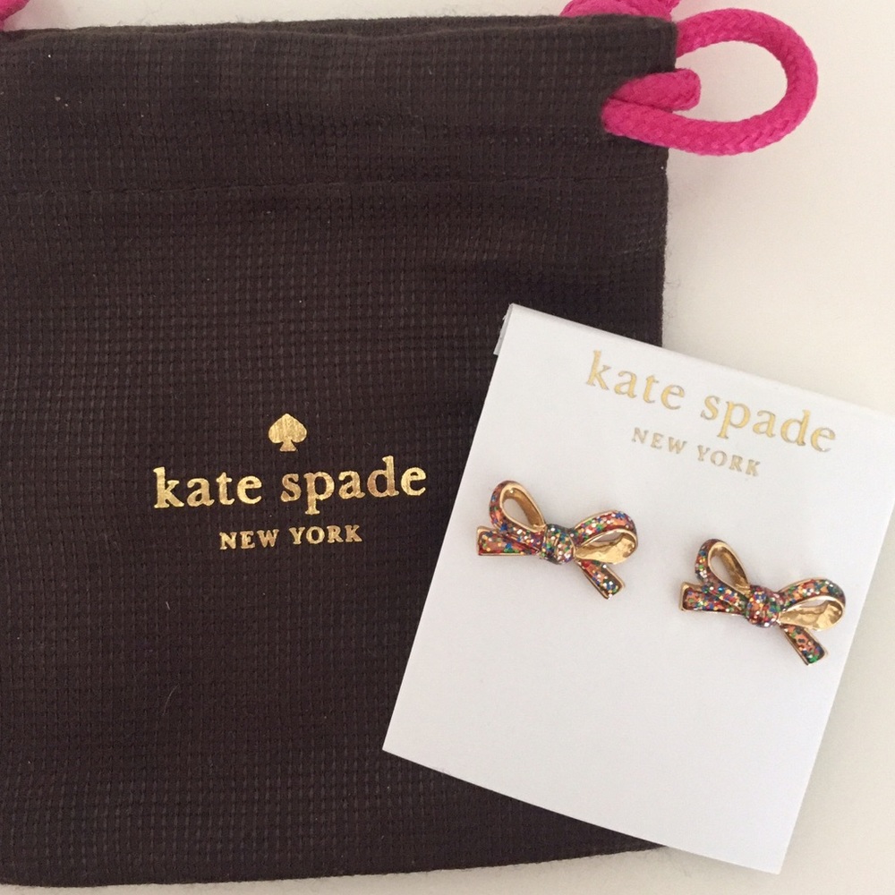 Kate Spade Bow Earrings - brand new!