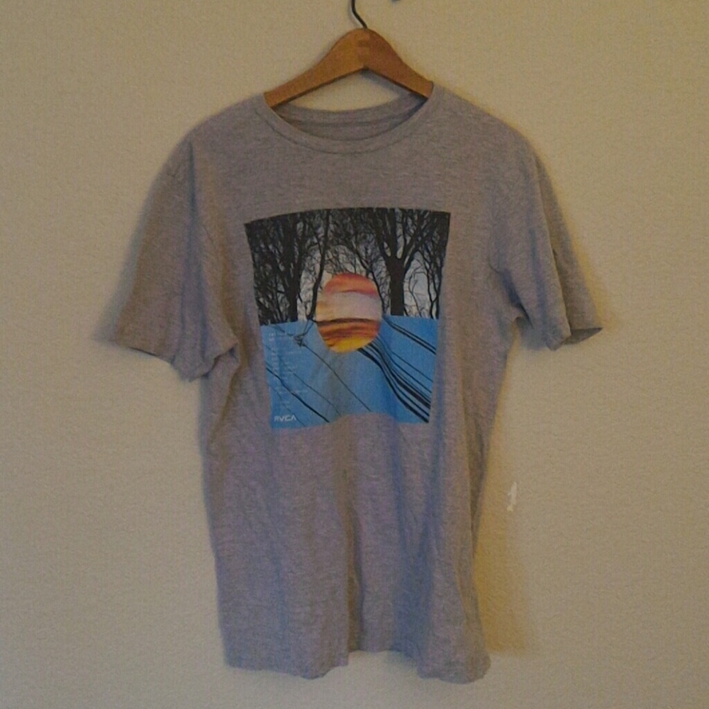 RVCA small art style tee shirt