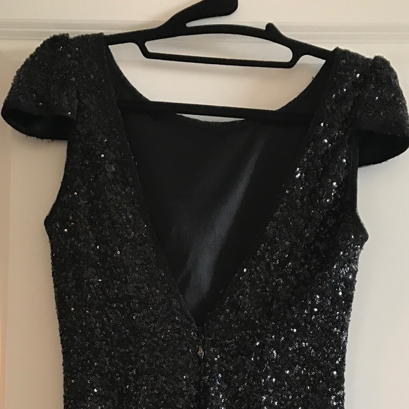 Akira Black Label Sequin Cap Sleeve Dress - Picture 3 of 4