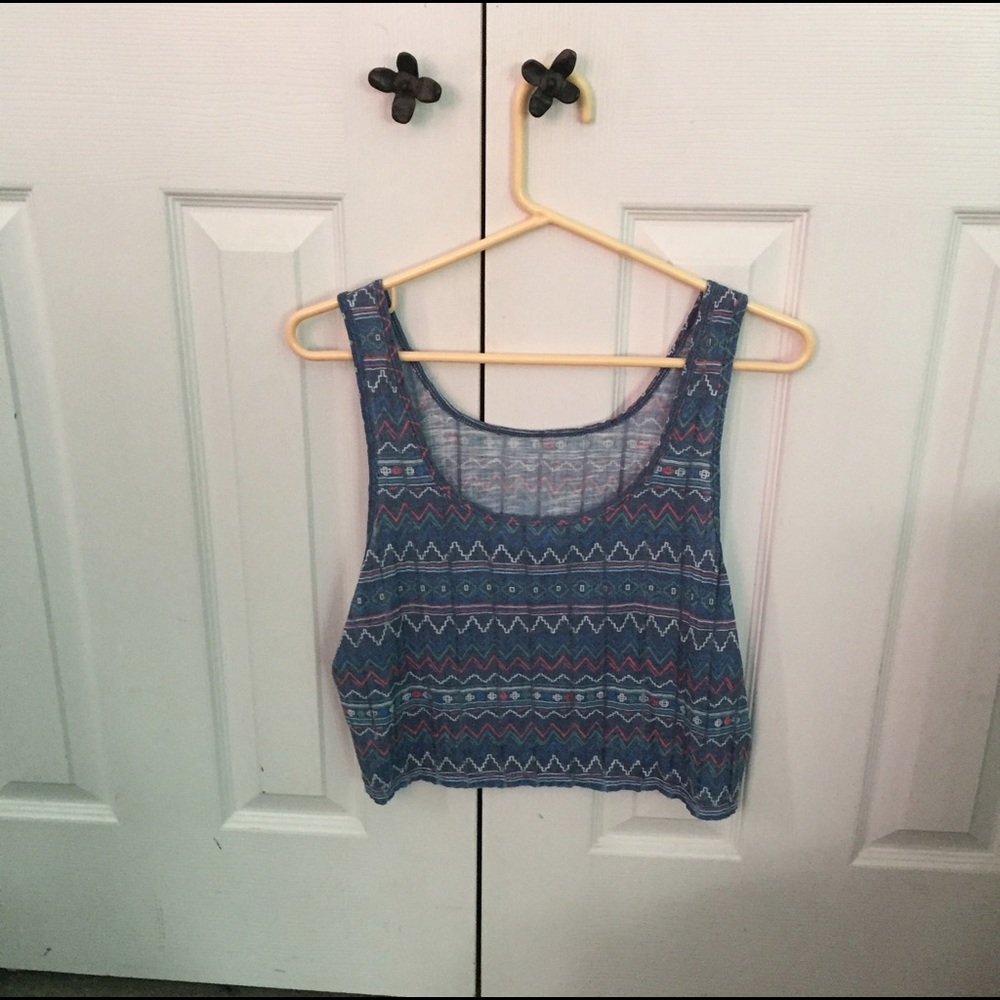 Aztec crop top
