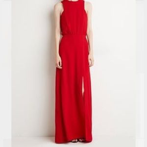 Red formal dress
