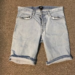 Men's denim shorts