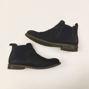 Jack Wills Navy Chelsea Boots