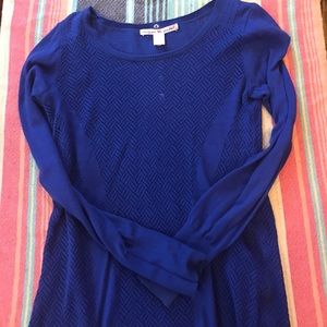 Small royal blue sweater