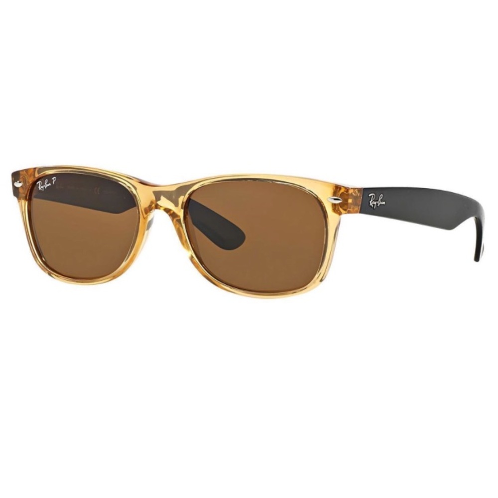 Rayban polarized "new wayfarer" honey and black