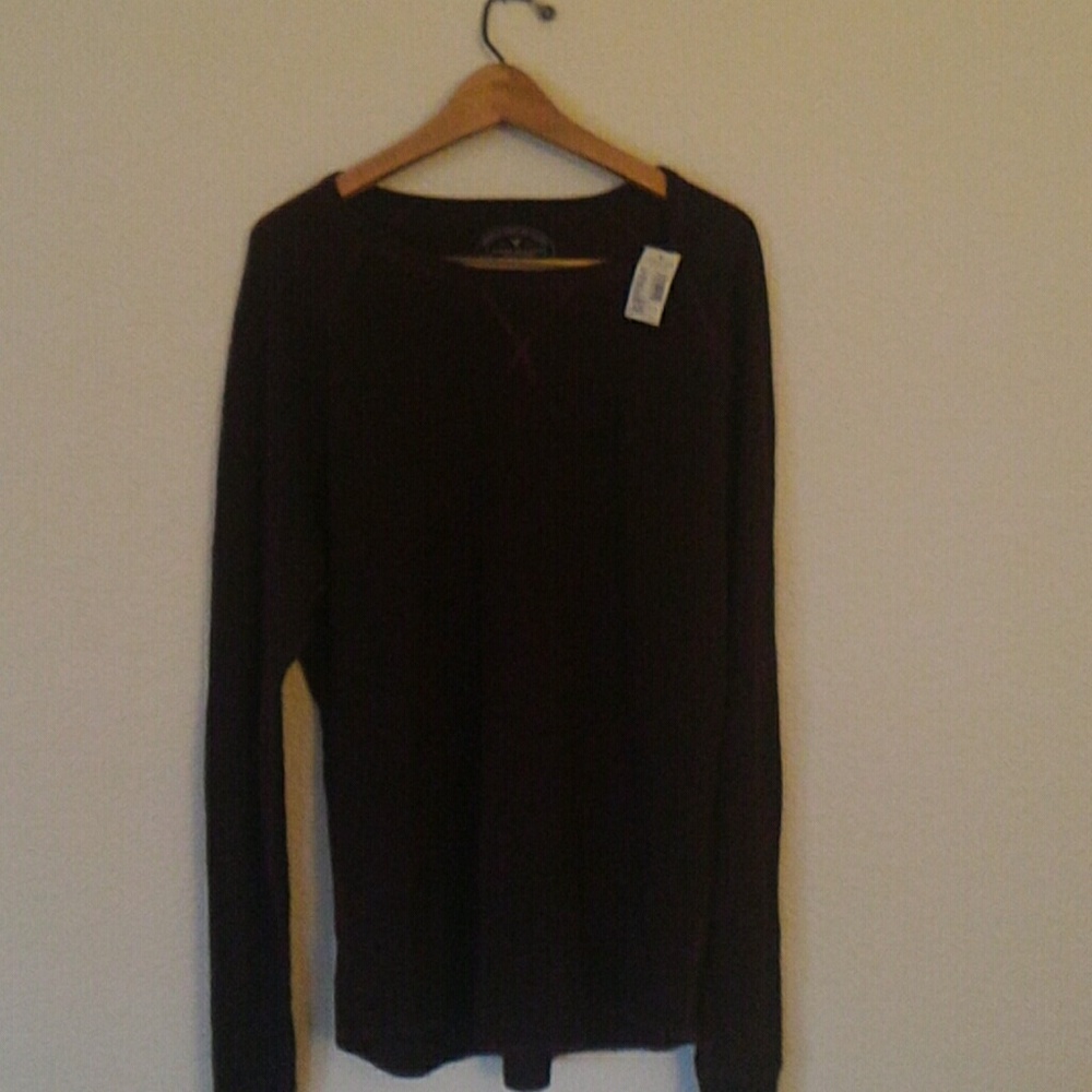 NWT American Eagle mens long sleeve shirt purple