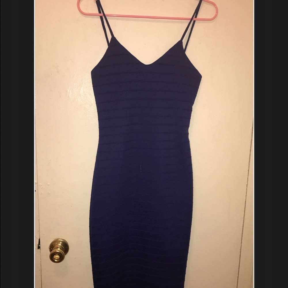 Dark blue dress