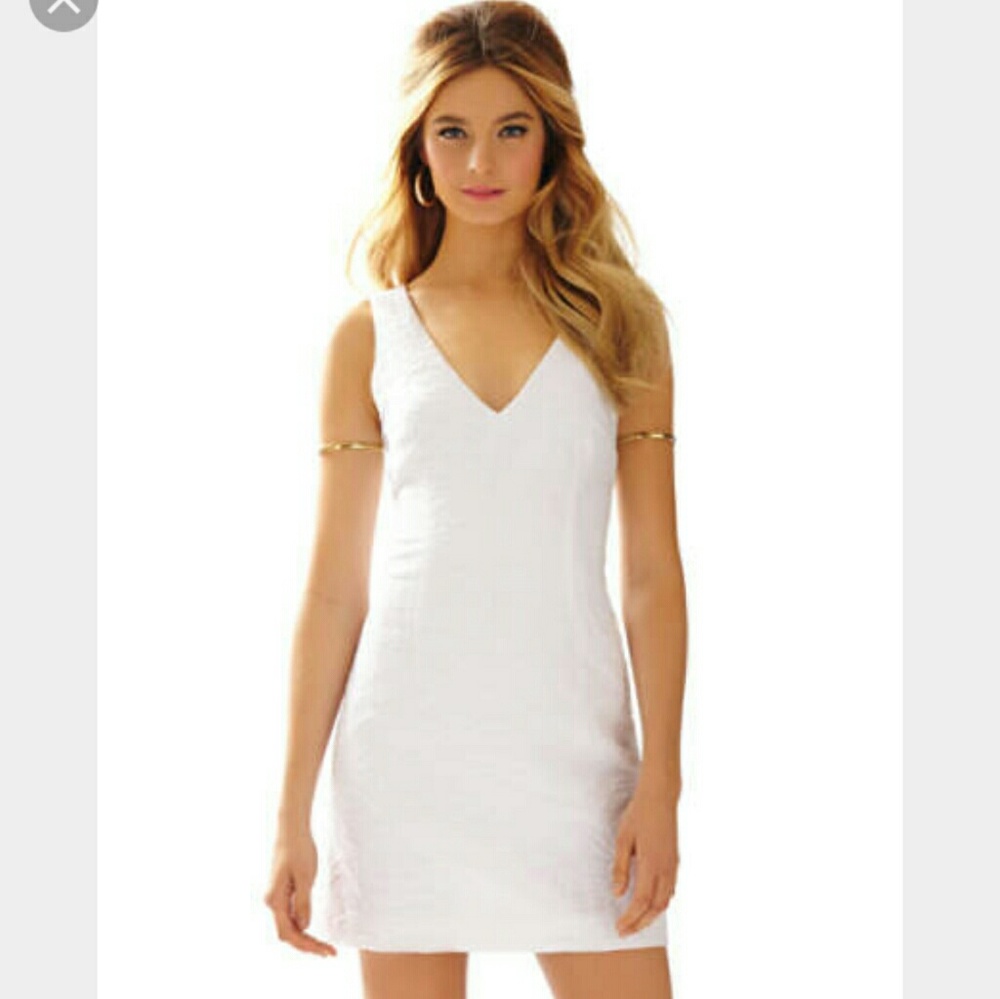 Lilly Pulitzer Pinapple White Dress