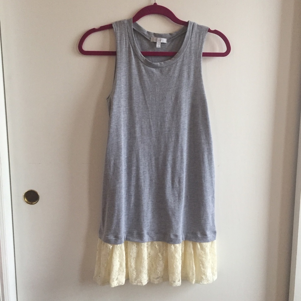 Comfy Lace T-shirt Dress