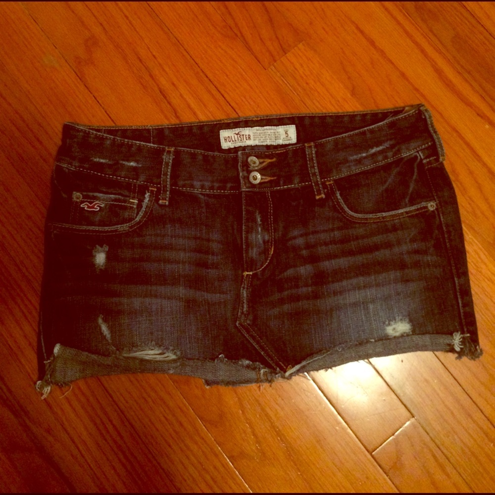 Hollister jean mini skirt size 5
