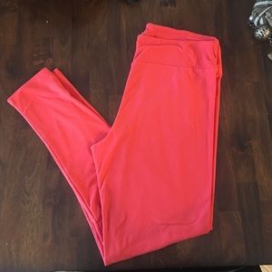 Lularoe solid red TC leggings