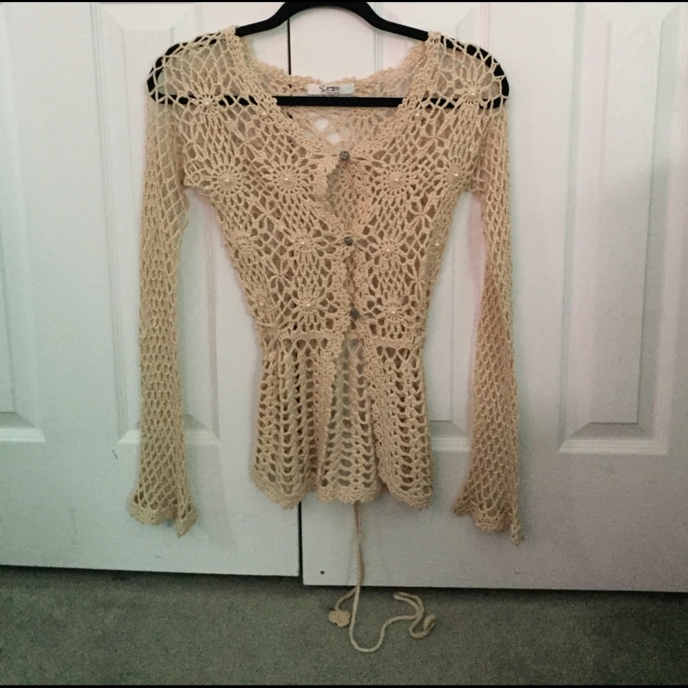 Crotchet cardigan
