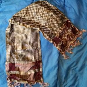 Polyester Scarf, Striped