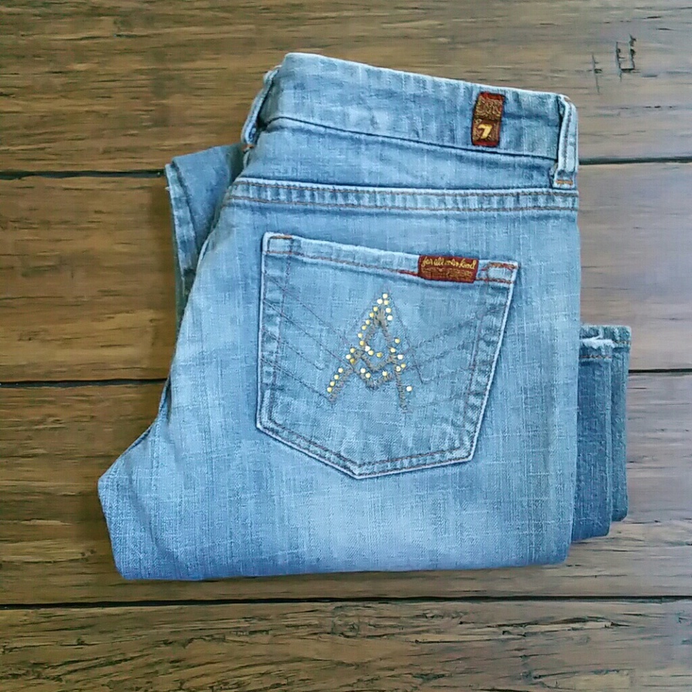 7 For All Man Kind Jeans A Pocket