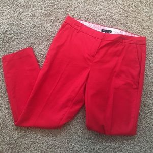 NWOT! Willi Smith ankle length red pants! Sz 8