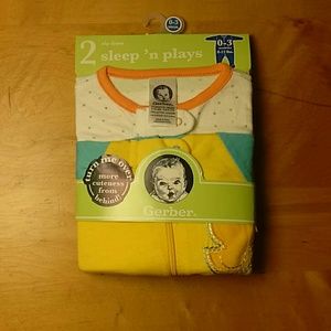 Gerber sleep and play suits