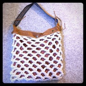 LUCKY BRAND NAUTICAL BOHEMIAN ROPE PURSE