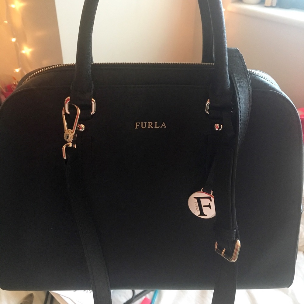 Authentic Furla leather handbag! Sale