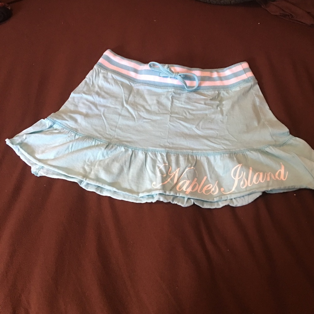 Baby Blue Mini Skirt