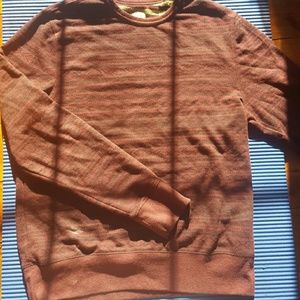 Long sleeve Burgundy shirt with Aztec pattern