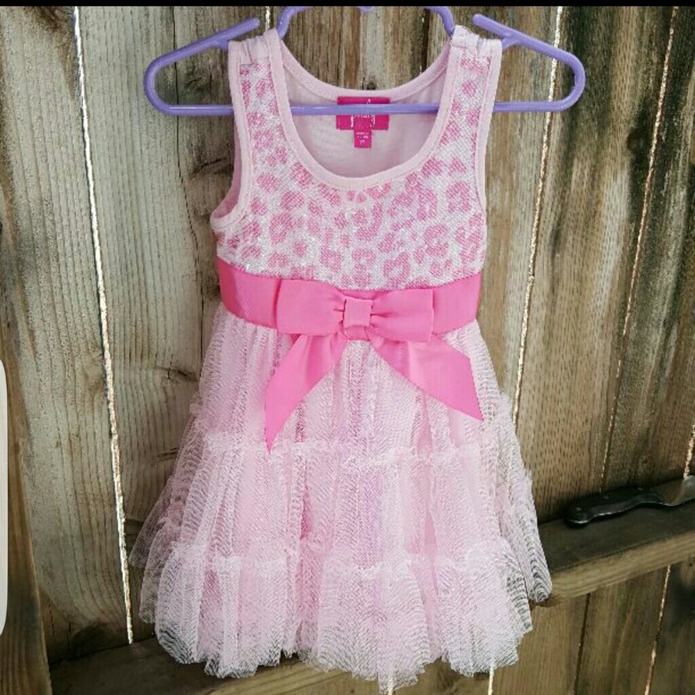 Pink festive  dress