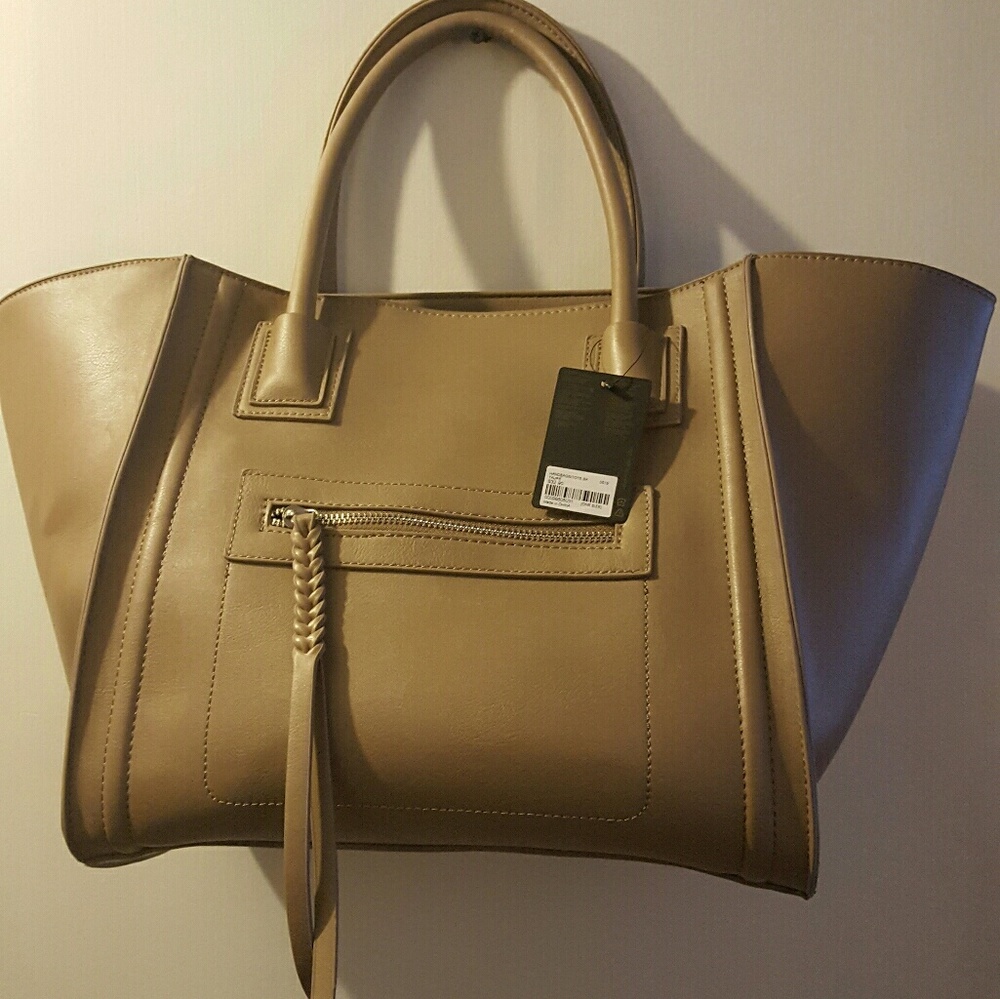 Tan Forever 21 purse