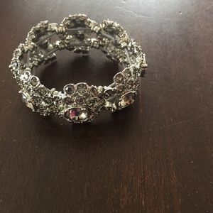 Ann taylor Chrystal stretch bracelet.