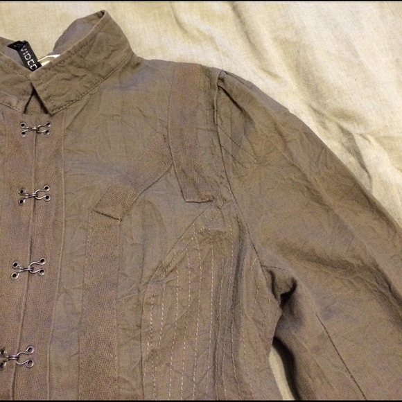 H&M Cropped Military Jacket - Picture 3 of 4