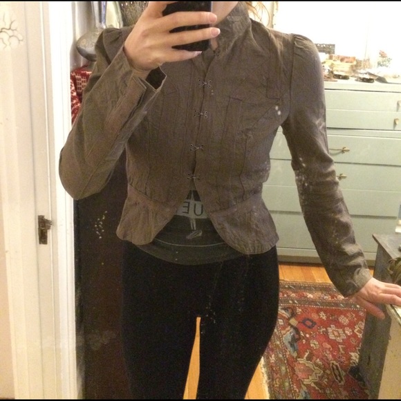 H&M Cropped Military Jacket - Picture 4 of 4