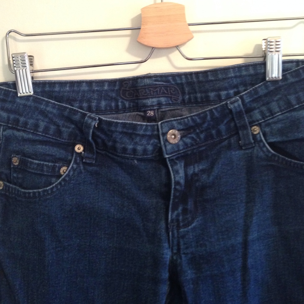 Vintage Carmar straight leg denim indigo