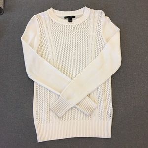 Ivory colored knit sweater - S
