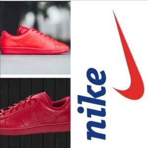 🆕 NIKE SNEAKERS 👟🎾 TENNIS CLASSICS in RED 🔴