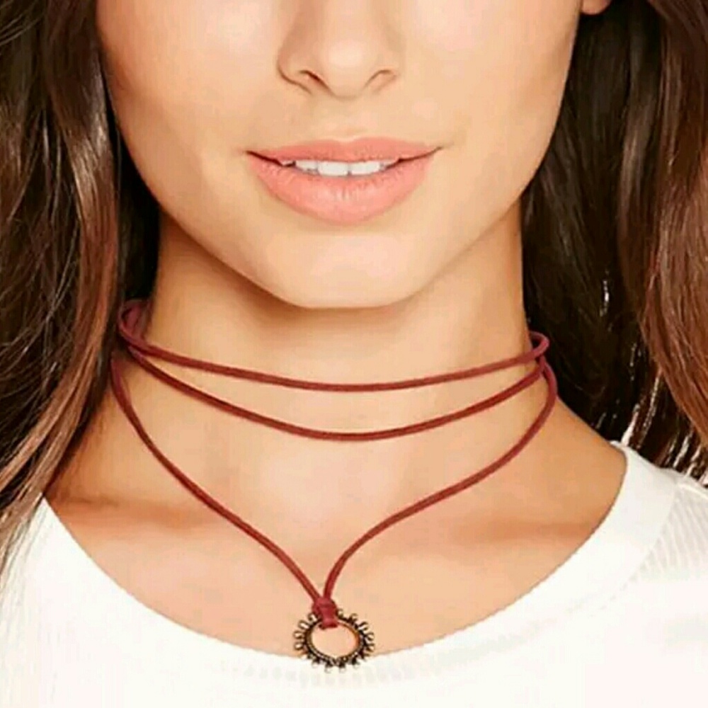 Multilayer Velvet Wrap Choker