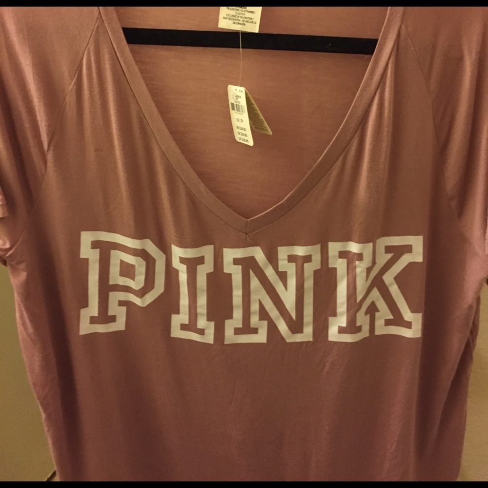 Pink v neck