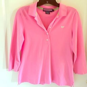 Vineyard vines Susie fit polo in pink