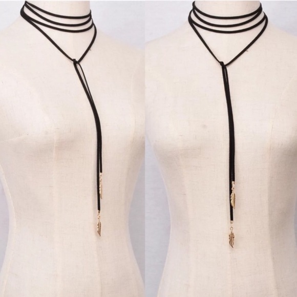 Suede Wrap Choker 3 Different Styles - Picture 4 of 8