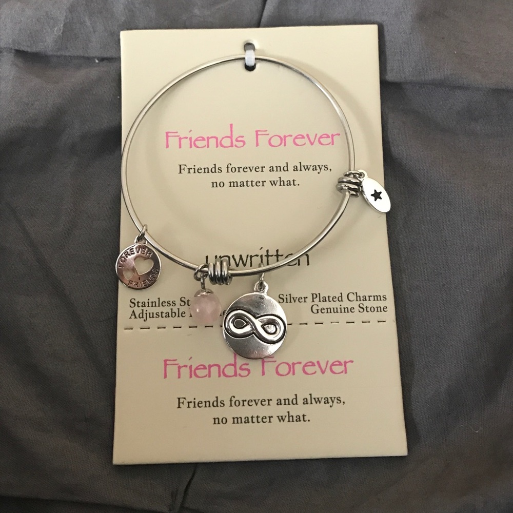 NWT Unwritten Friends Forever charm bracelet