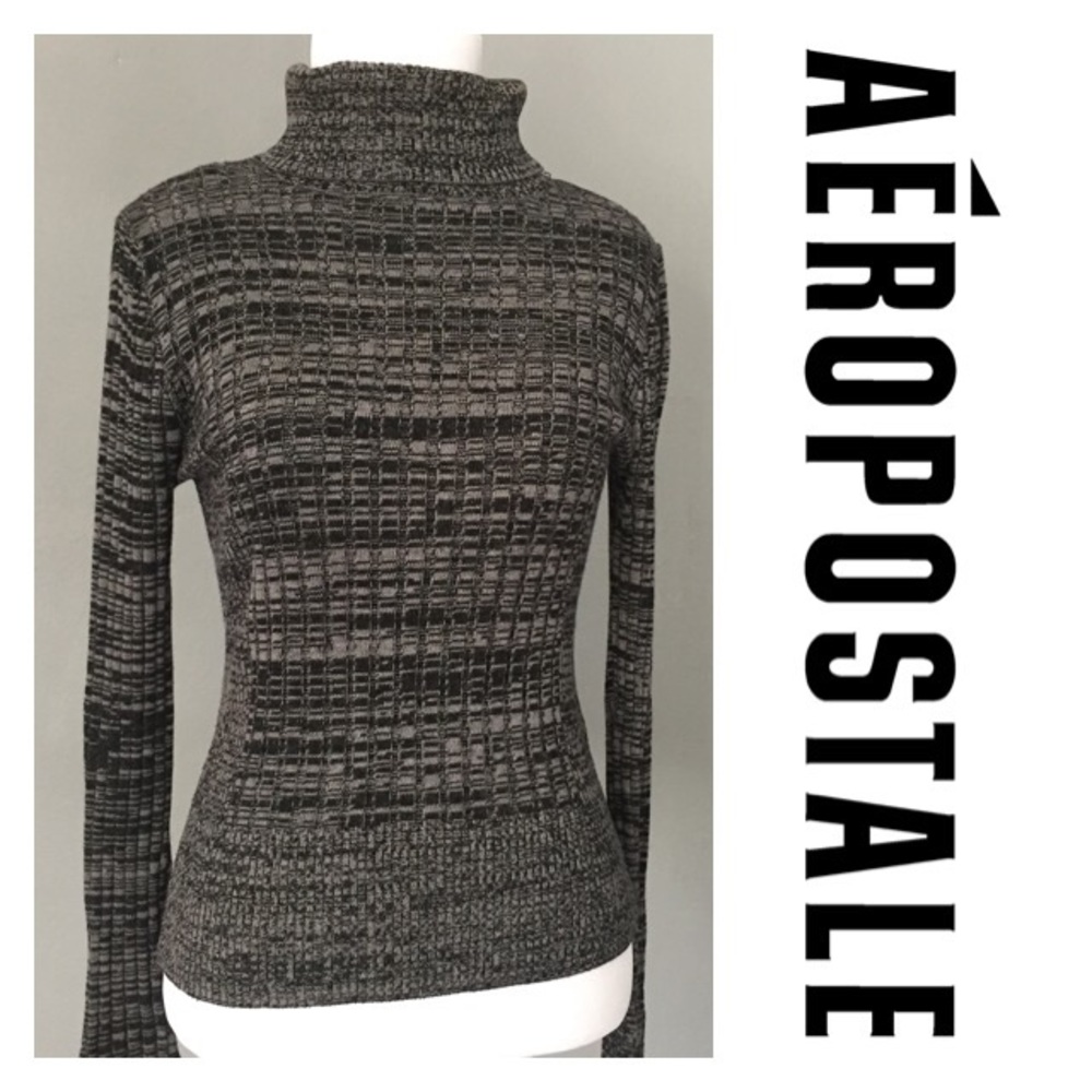 Aeropostale Turtleneck Small Women Black