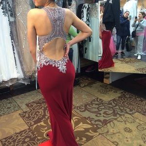 Red prom dress
