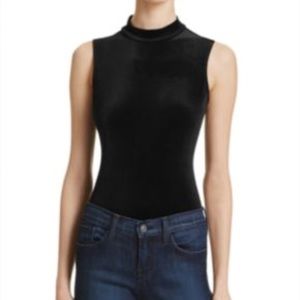 Guess Black Velvet Bodysuit size S