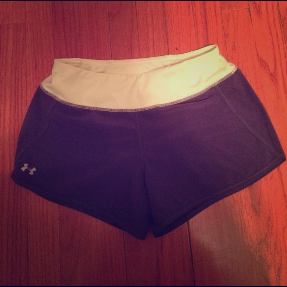 Under Armour running short Neon/Charcoal Size S