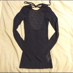 Free People Lace Top NWOT