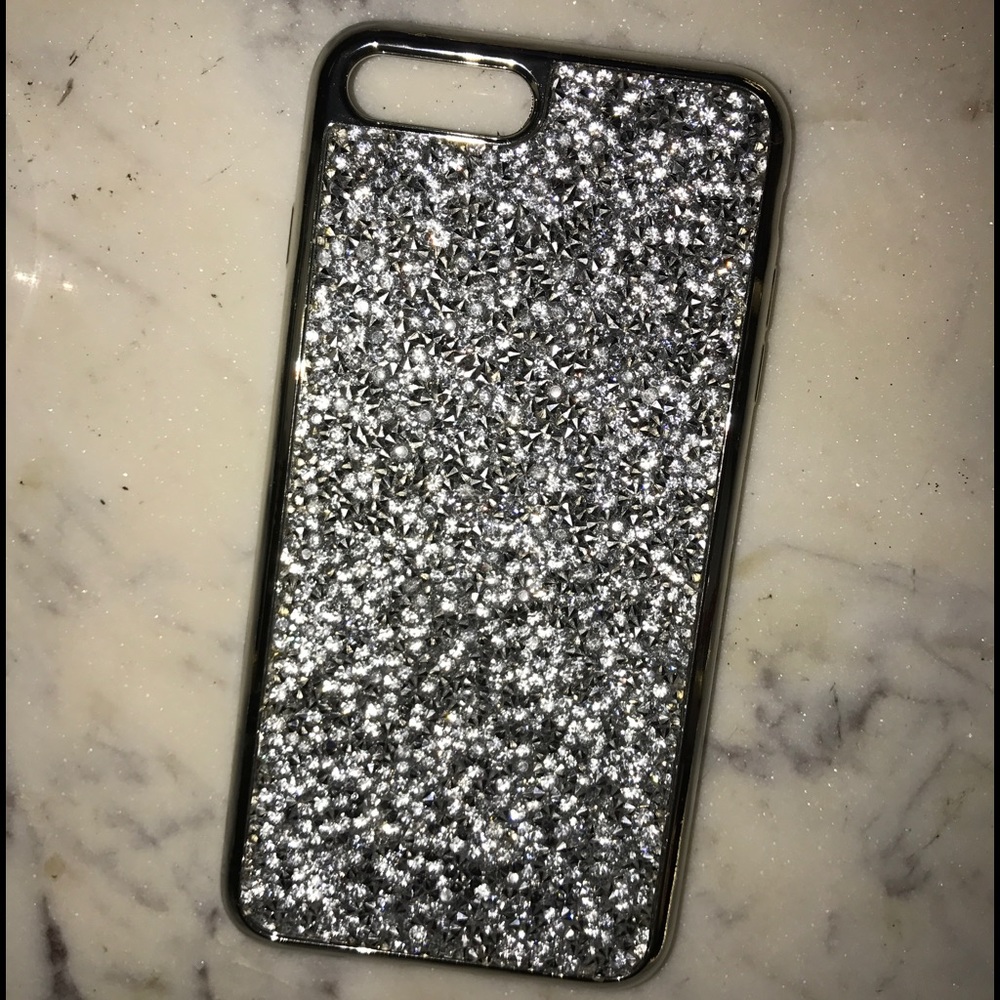 iPhone 7plus glitter glam sparkle rubber cover