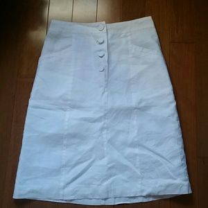 H&M White Skirt