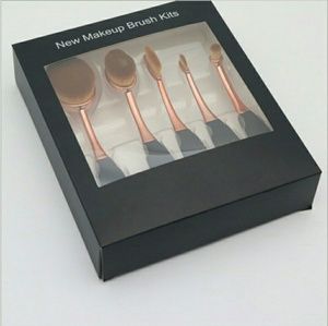 10 piece Oval Toothbrush Makeup Brush Set