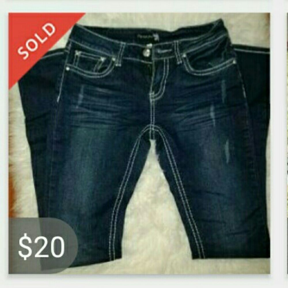 Cute Papaya jeans size 9 bling !