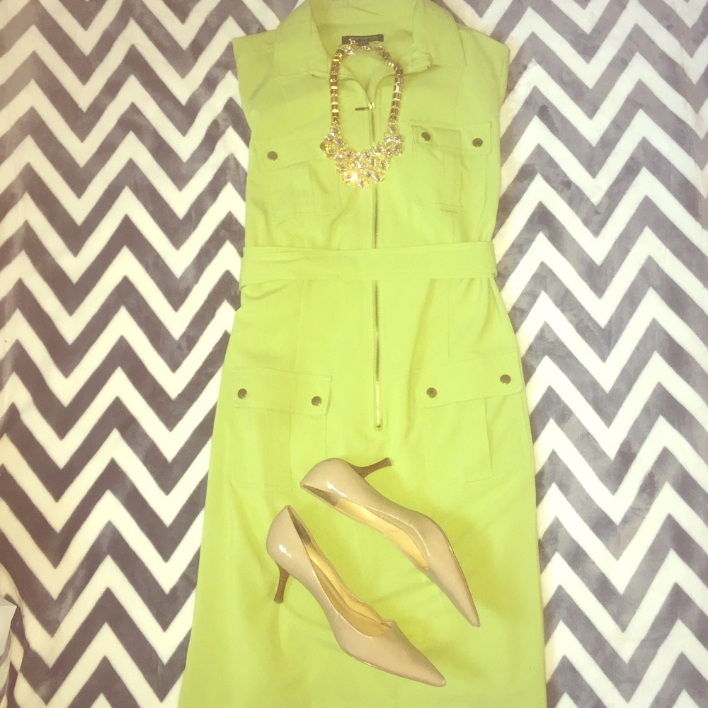 Avocado Green Dress