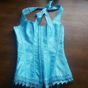 Baby blue corset