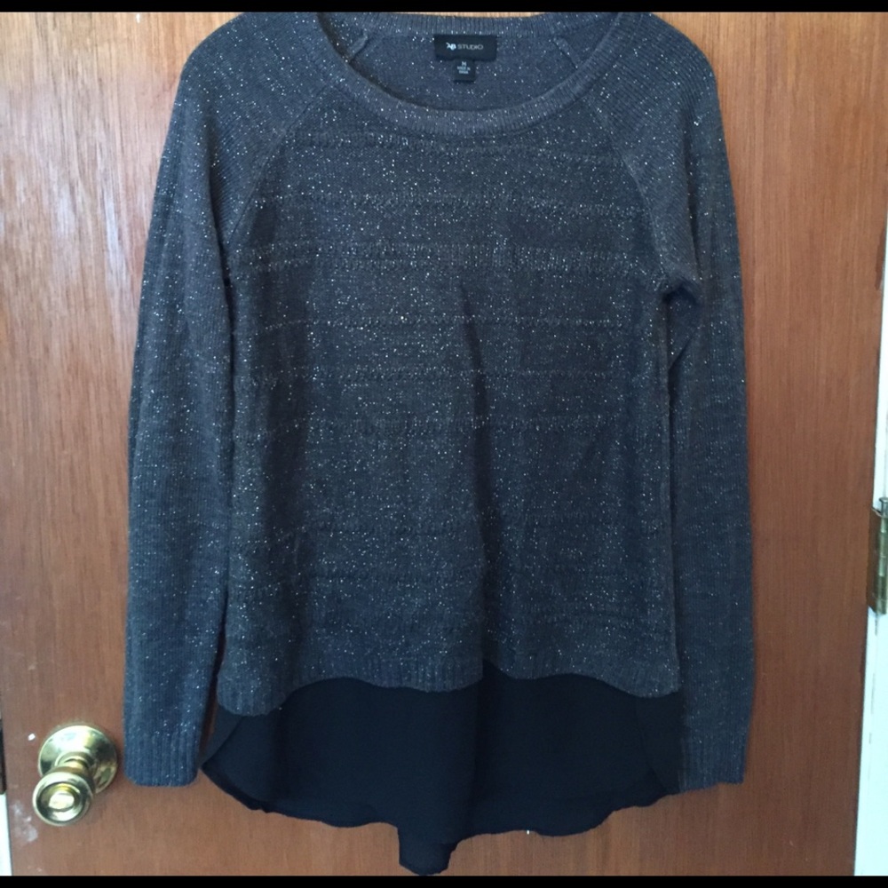 Sparkly Gray Sweater